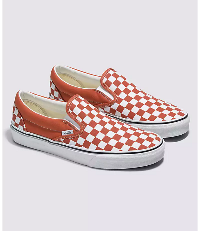 VANS MENS CLASSIC SLIP-ON SHOE COLOUR THEORY BURNT OCHRE