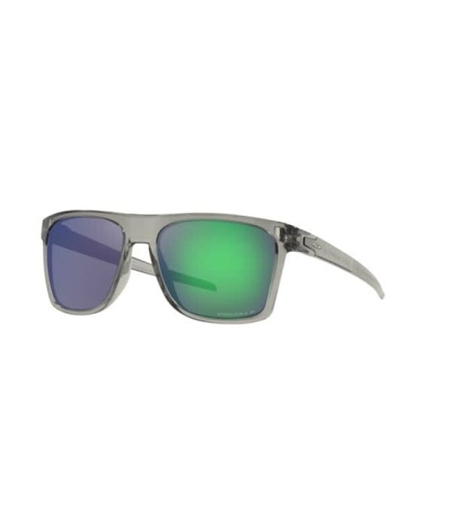 OAKLEY LEFFINGWELL GREY INK SUNGLASSES w/ PRIZM JADE POLARIZED LENS