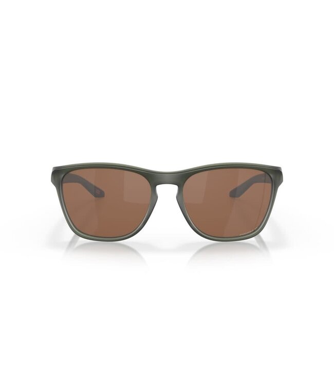 OAKLEY MANORBURN MATTE OLIVE INK SUNGLASSES w/ PRIZM TUNGSTEN POLARIZED LENS