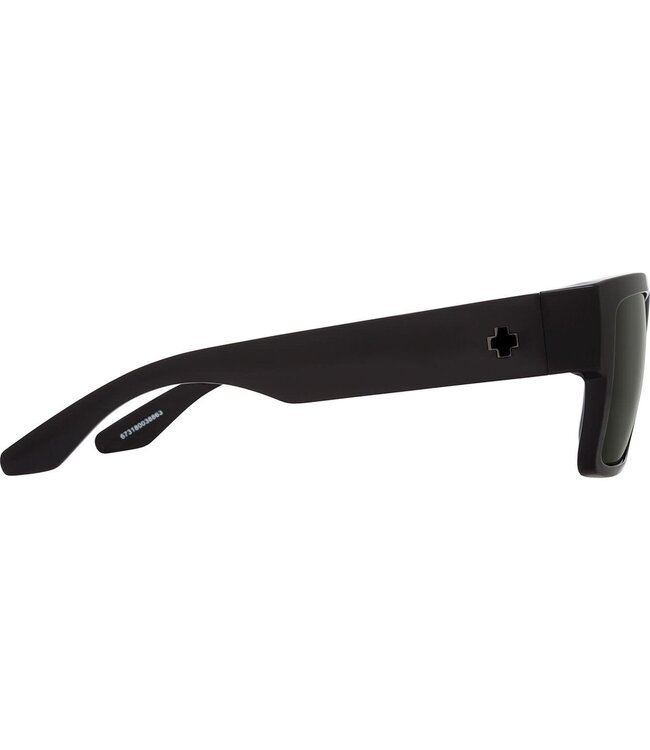 SPY CYRUS BLACK SUNGLASSES w/ HD PLUS GREY GREEN