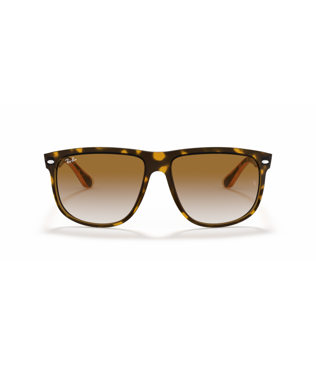 RAY-BAN BOYFRIEND SUNGLASSES LIGHT HAVANA w/ CLEAR GRADIENT BROWN