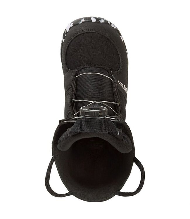 BURTON KIDS GROM BOA SNOWBOARD BOOTS BLACK 2024