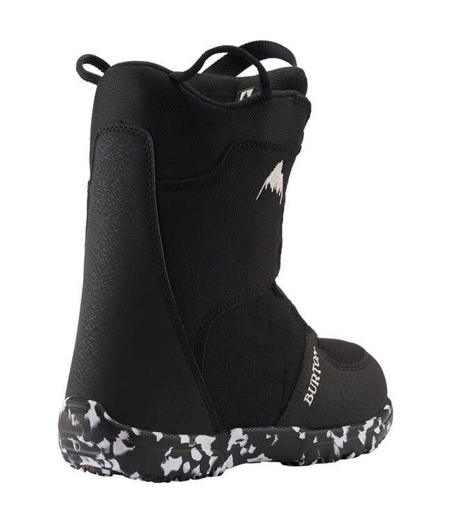 BURTON KIDS GROM BOA SNOWBOARD BOOTS BLACK 2024