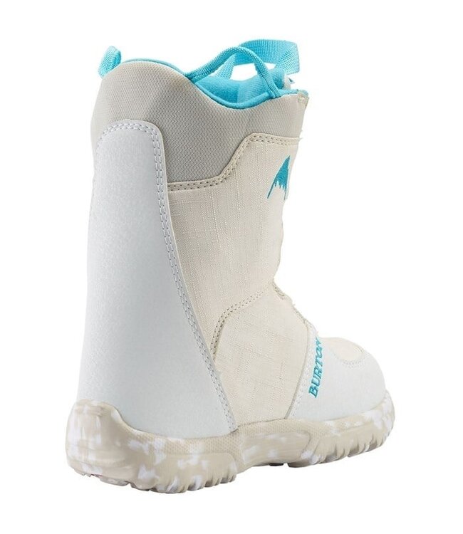 BURTON KIDS GROM BOA SNOWBOARD BOOTS WHITE 2024