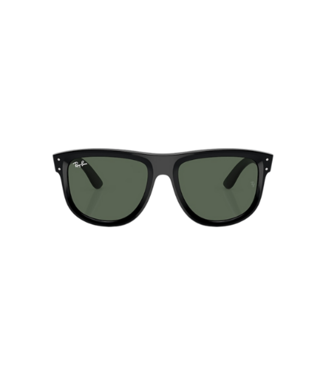 RAY-BAN BOYFRIEND  REVERSE SUNGLASSES BLACK w/ DARK GREEN