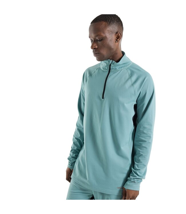 BURTON HEAVYWEIGHT X BASE LAYER QUARTER-ZIP ROCK LICHEN 2024