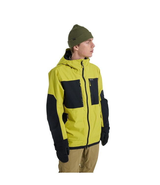 BURTON FROSTNER 2L JACKET SULFUR/TRUE BLACK 2024