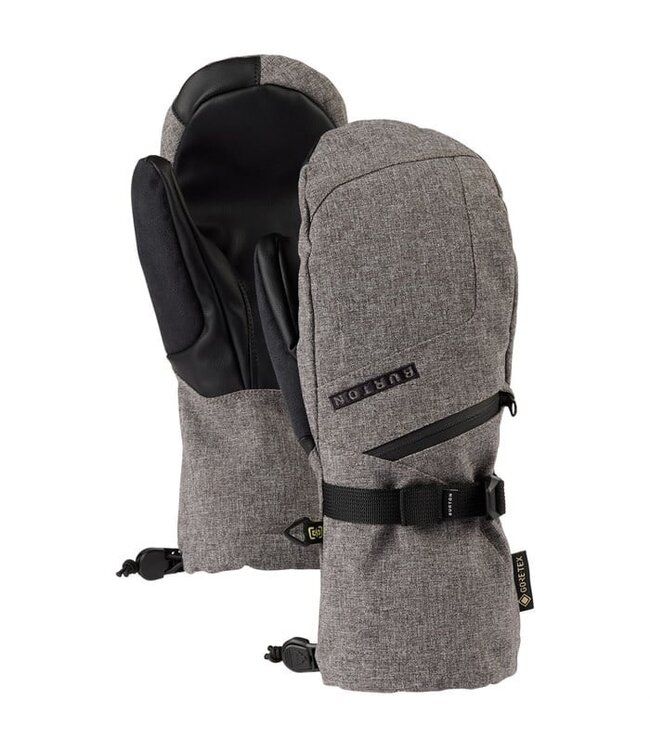 BURTON WOMENS GORE-TEX MITTENS GREY HEATHER 2024