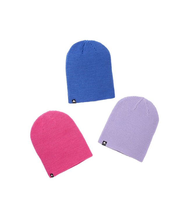 BURTON KIDS RECYCLED DND BEANIE - 3 PACK AMPARO BLUE/SUPERNOVA/FUSIA FUSION 2024