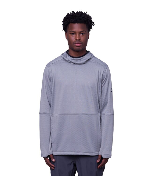 686 MISSION GRID FLEECE HOODY 2 GREY 2024