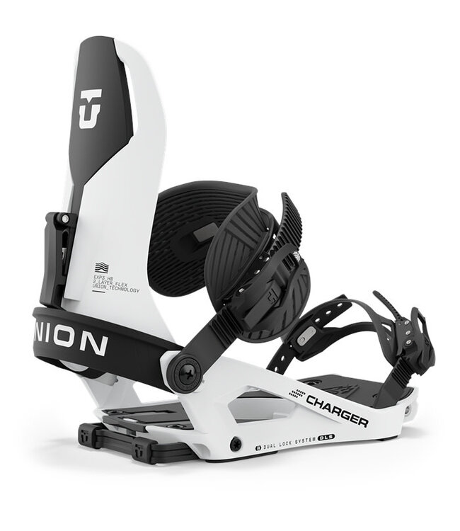 UNION CHARGER SNOWBOARD BINDINGS WHITE 2024