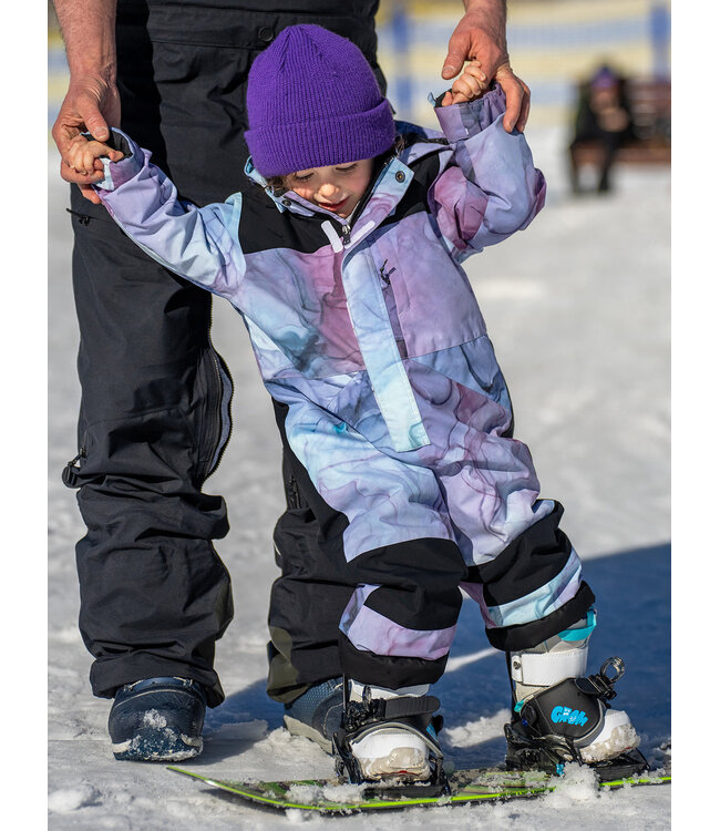VOLCOM KIDS TODDLER ONSIE ONE PIECE GLACIER INK 2024