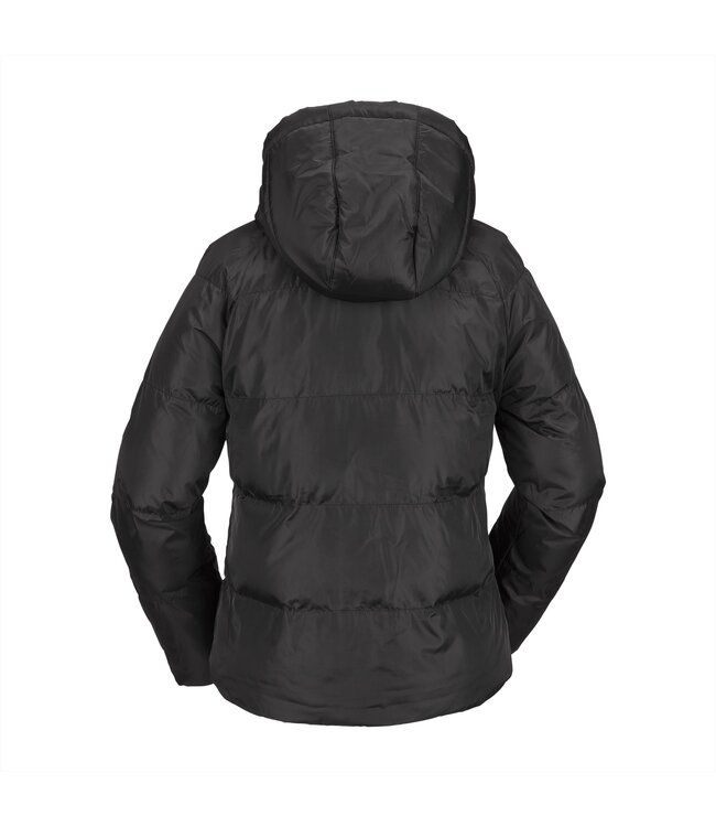 VOLCOM WOMENS ITHAN PUFF JACKET BLACK 2024