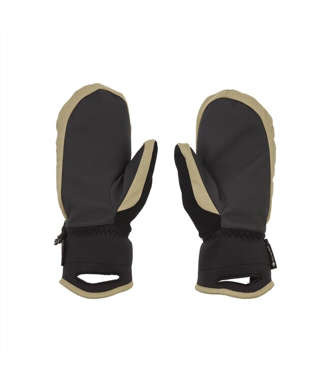 VOLCOM WOMENS PEEP GORE-TEX MITT DARK KHAKI 2024