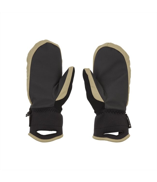 VOLCOM WOMENS PEEP GORE-TEX MITT DARK KHAKI 2024