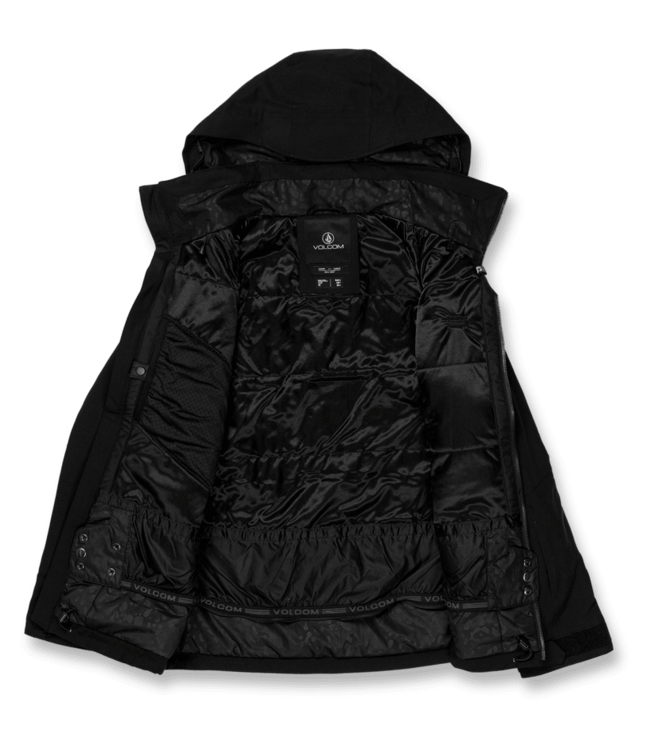 VOLCOM WOMENS SHELTER 3D STRETCH JACKET BLACK 2024