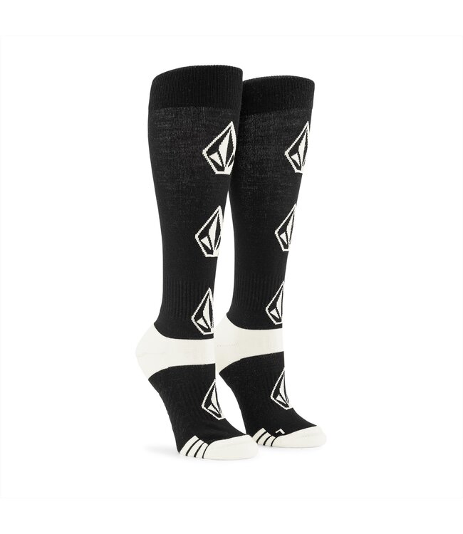 VOLCOM WOMENS SHERWOOD SNOW SOCK BLACK 2024