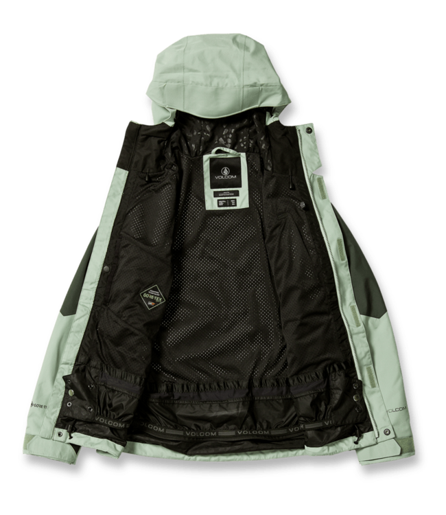 VOLCOM WOMENS V.CO ARIS GORE-TEX JACKET SAGE FROST 2024