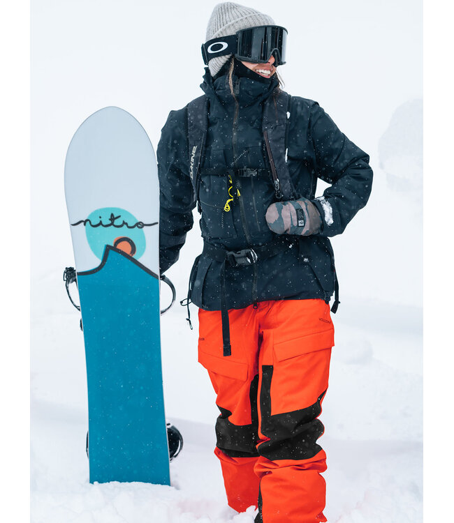 VOLCOM WOMENS V.CO AT STRETCH GORE-TEX PANT ORANGE SHOCK 2024