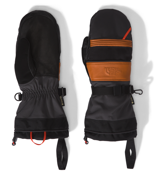 THE NORTH FACE MONTANA PRO GTX MITTS ASPHALT GREY/LEATHER BROWN 2024