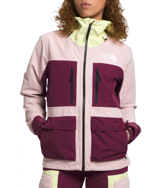 TNF WOMEN DRAGLINE JACKET PINK MOSS/BOYSENBERRY 2024