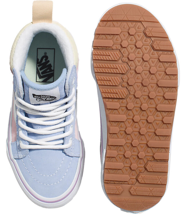 VANS YOUTH SK8-HI MTE 1 SHOE PASTEL BLOCK MULTI/TRUE WHITE