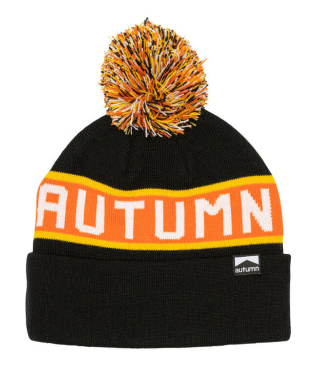 AUTUMN BURNOUT POM BEANIE BLACK 2024