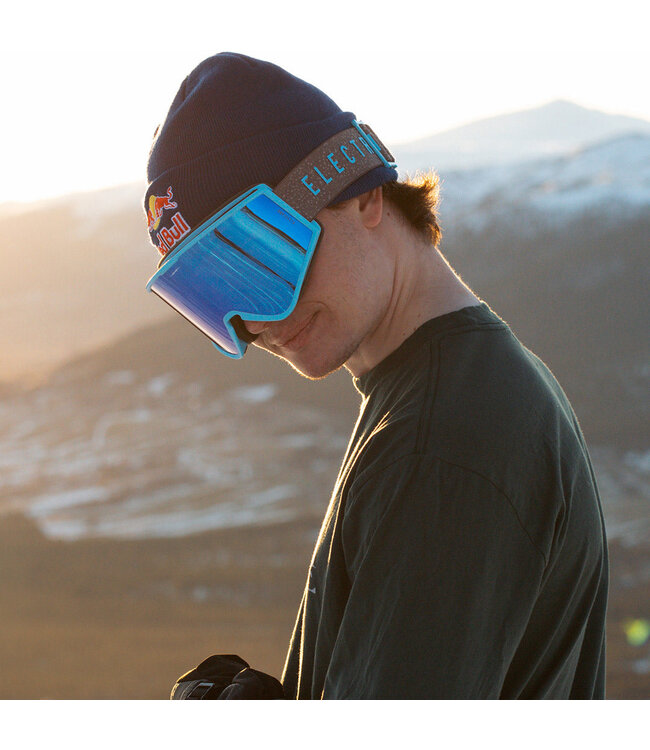 ELECTRIC KLEVELAND GOGGLE DELPHI SPECKLE w/ BLUE CHROME + YELLOW BONUS LENS 2024