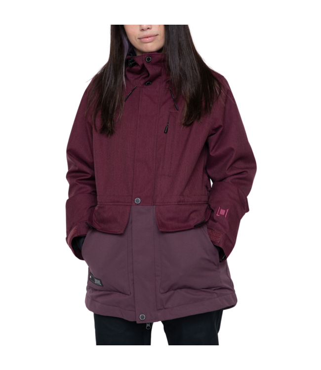 L1 WOMENS ANWEN JACKET PORT/HUCKLEBERRY 2024