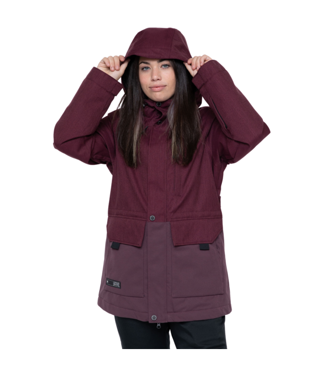 L1 WOMENS ANWEN JACKET PORT/HUCKLEBERRY 2024