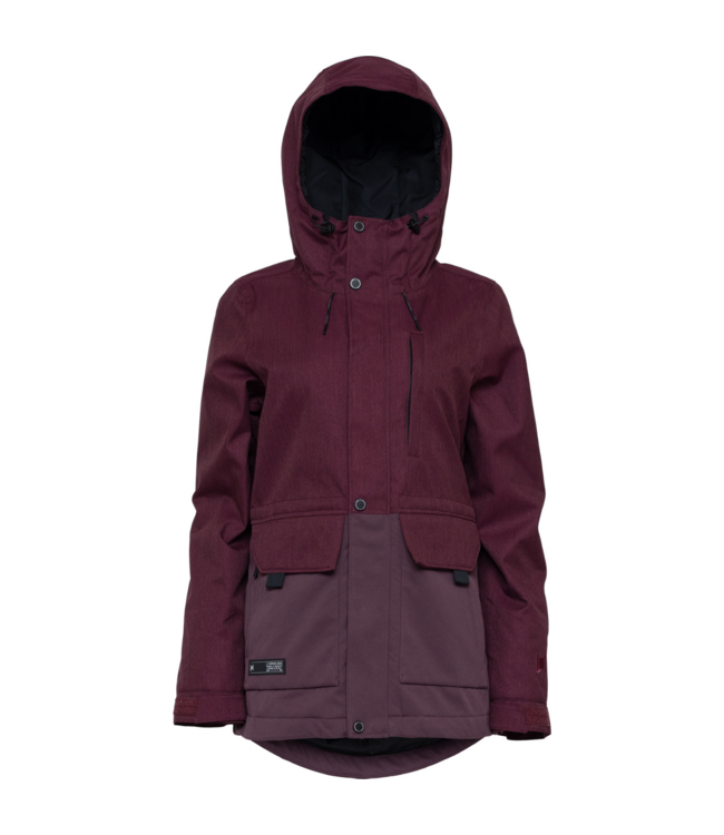 L1 WOMENS ANWEN JACKET PORT/HUCKLEBERRY 2024
