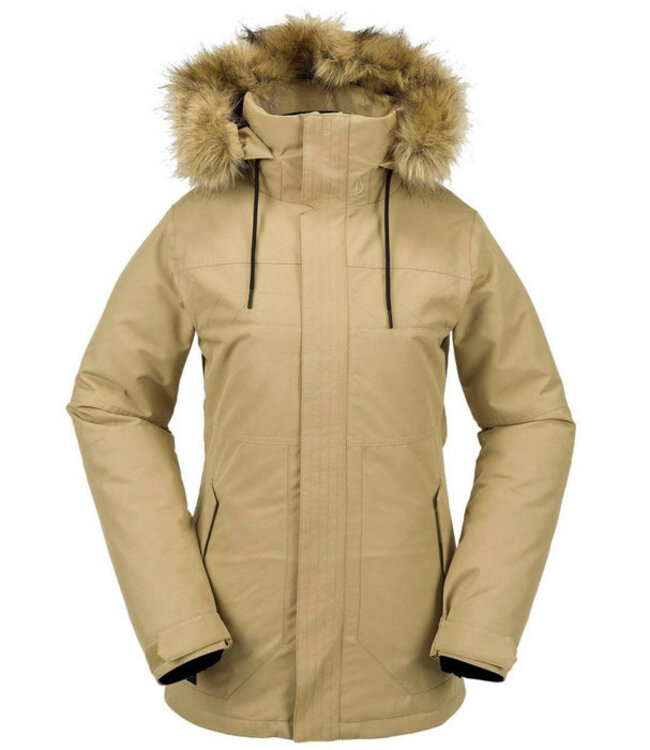 VOLCOM WMNS FAWN INS JACKET DARK KHAKI 2024