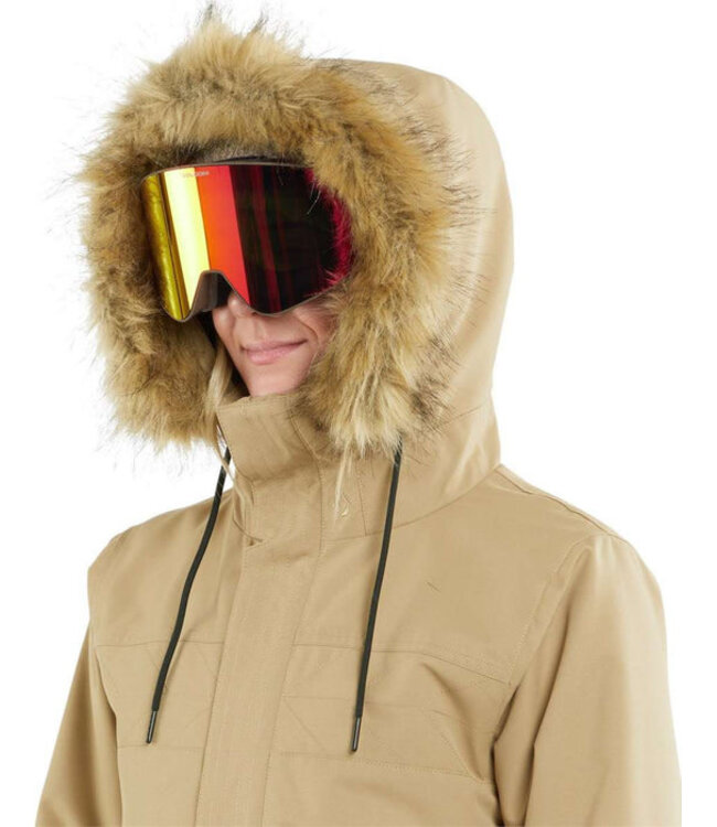 VOLCOM WMNS FAWN INS JACKET DARK KHAKI 2024