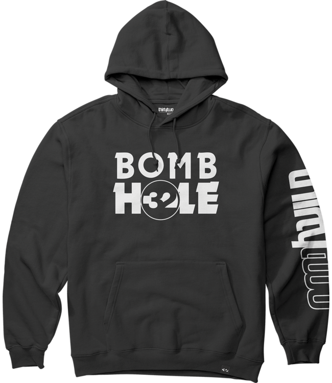 THIRTYTWO BOMBHOLE HOODIE BLACK 2024