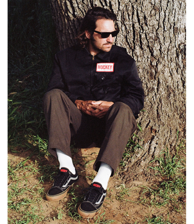 VANS MENS SKATE OLD SKOOL X HOCKEY SHOE BLACK