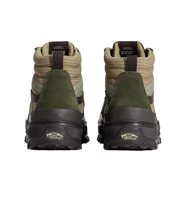 VANS MENS SK8-HI GORE-TEX INSULATED SHOES (F87) DARK GREEN/ BROWN