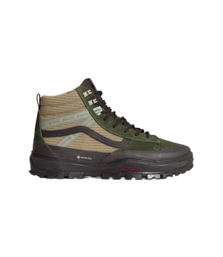 VANS VANS MENS SK8-HI GORE-TEX INSULATED SHOES (F87) DARK GREEN/ BROWN