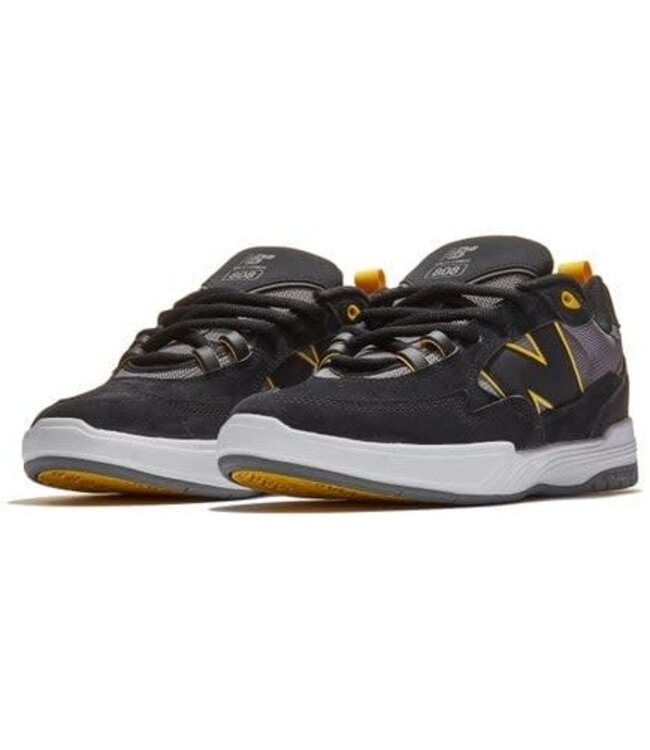 NEW BALANCE MENS NUMERIC 808 TIAGO SHOE BLACK/YELLOW