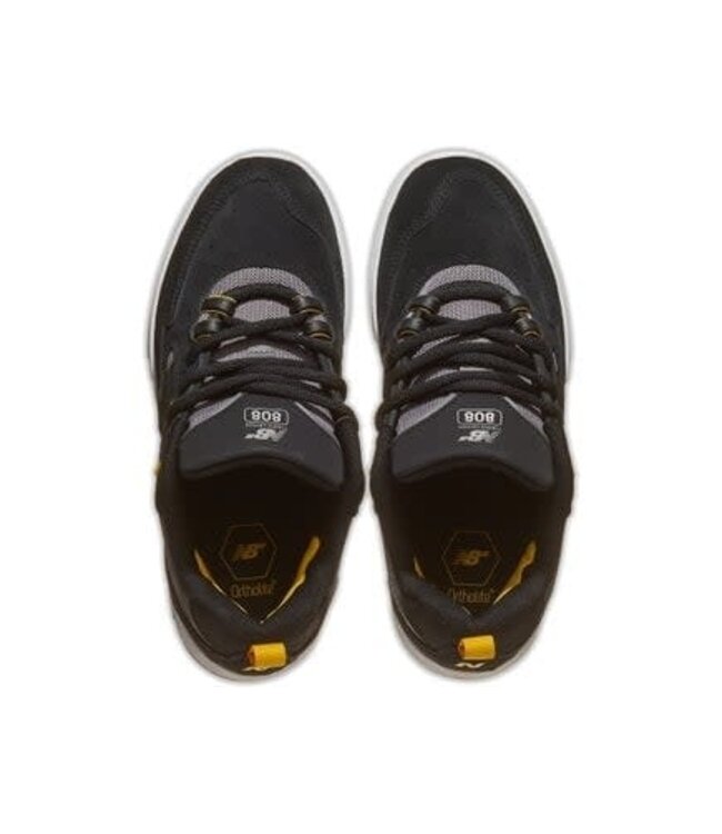 NEW BALANCE MENS NUMERIC 808 TIAGO SHOE BLACK/YELLOW