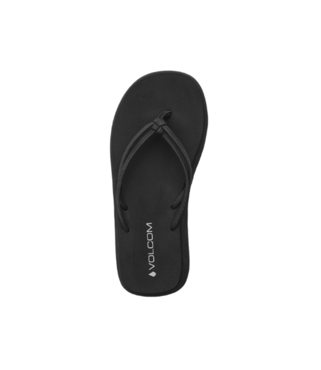 VOLCOM WOMENS FOREVER UP SANDALS BLACK