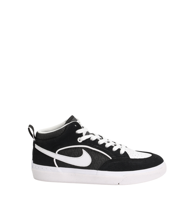 NIKE SB REACT LEO SHOES BLACK/WHITE