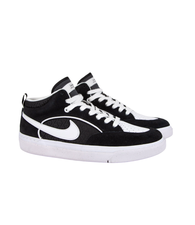 NIKE SB REACT LEO SHOES BLACK/WHITE