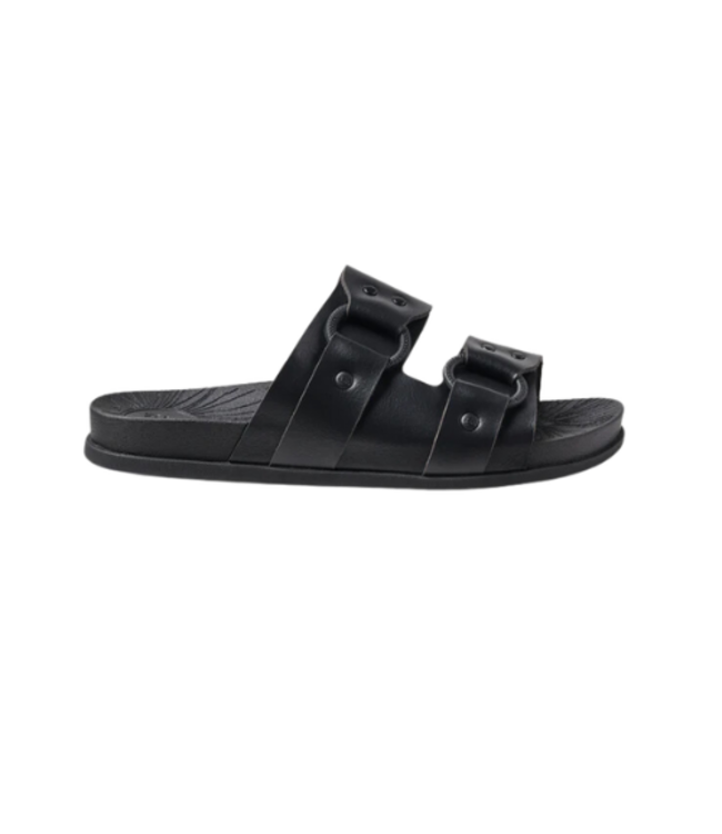 REEF WOMENS CUSHION VERA CRUZ SANDALS BLACK NIGHT