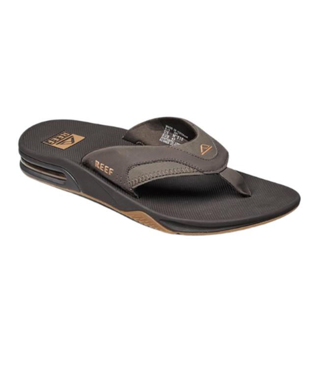 REEF MENS FANNING SANDALS BROWN/GUM