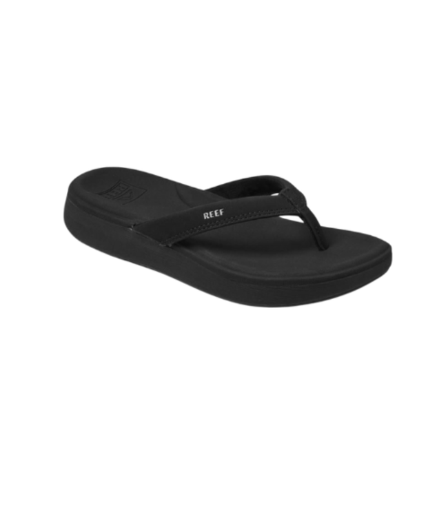 REEF WOMENS CUSHION CLOUD SANDALS BLACK