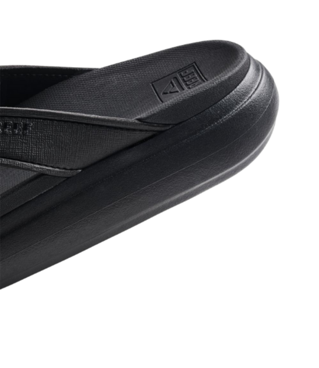 REEF WOMENS CUSHION BONDI SANDALS BLACK/BLACK