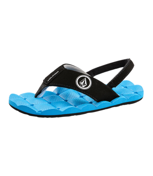 VOLCOM LITTLE YOUTH RECLINER SANDAL MARINA BLUE