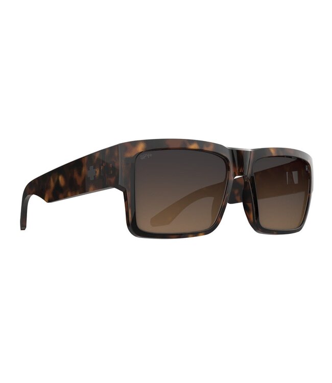 SPY CYRUS HONEY TORTOISE SUNGLASSES w/ HAPPY DARK BROWN FADE