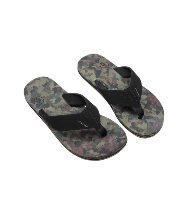 VOLCOM MENS VICTOR SANDAL DARK CAMO