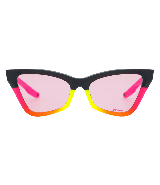 PIT VIPER THE CLAWDIA SUNGLASSES THE ITALO w/ PHOTOCHROMIC SMOKE ROSE